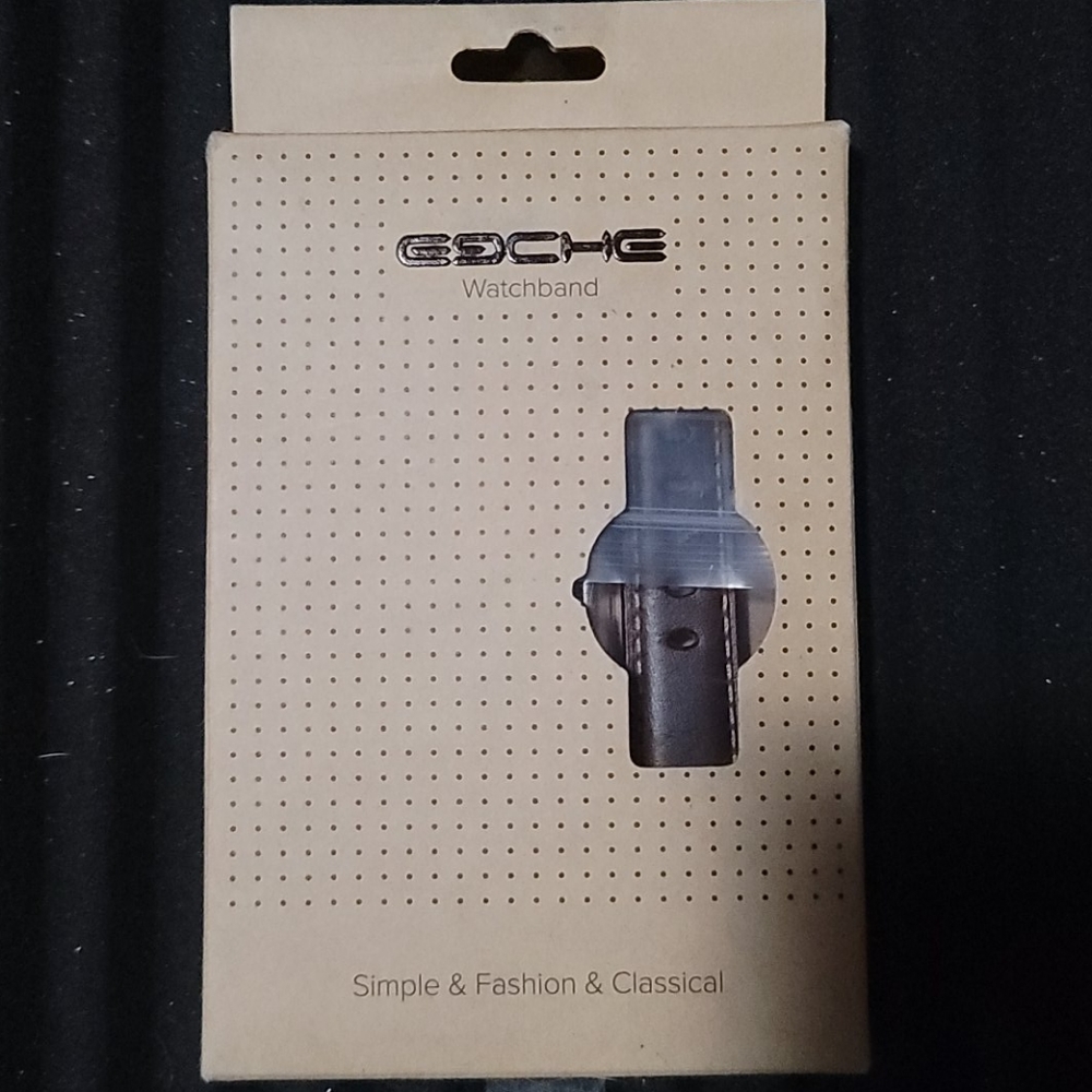 20mm Genuine Leather Watch Band W/Tool NEW